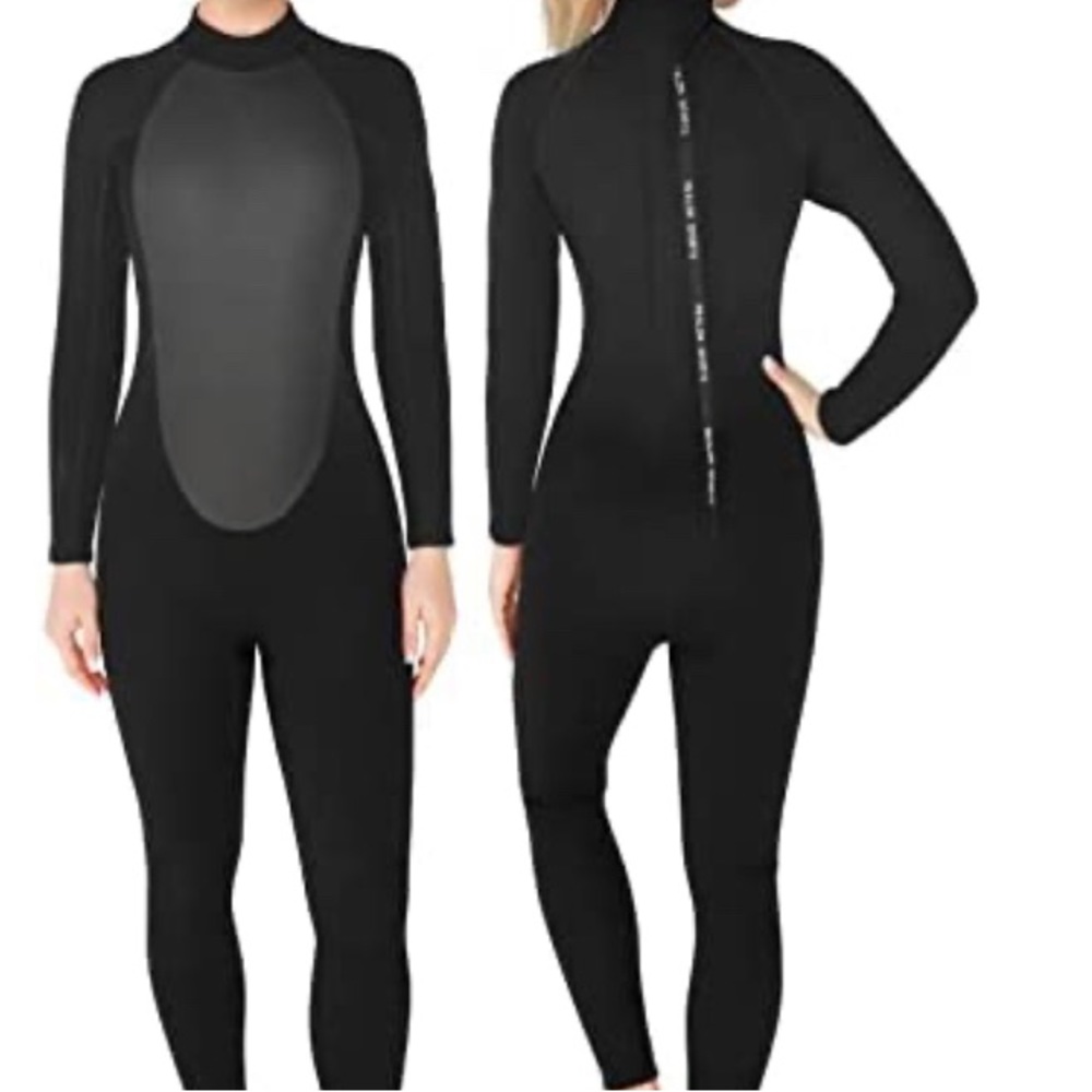 REALON Wetsuit Neoprene Full Body Thermal Scuba Diving Suit one piece women's s